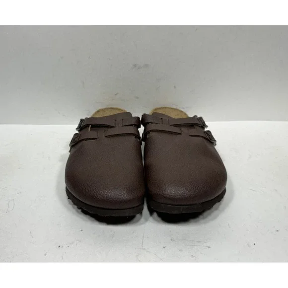 Birki's by Birkenstock Camden Mules Clog Slip On Leather Brown Women's Size 8 N - Picture 2 of 7